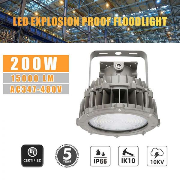 200w Led Explosion Proof Light Fixture 30000 Lumens Ac100 277v 5000k Ip66 C1d2 Etl Ul Listed1