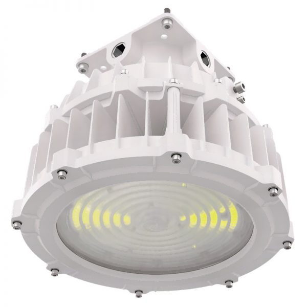 Led Explosion Proof Light Chemical Plant 100w 15000lm Ip66 5000k Ac347 480v C1d2 Etl Ul Listed