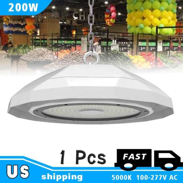 Led Ufo High Bay Light 200w 3000lm Ip66 With White Housing2