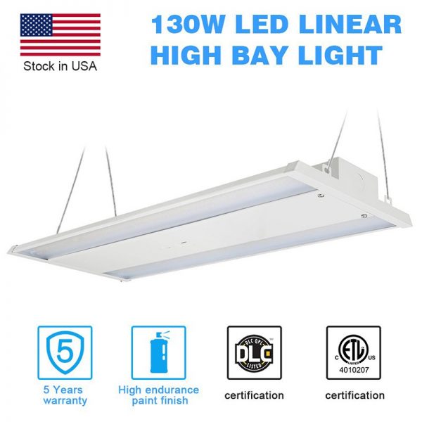 Linear High Bay Led 130w 5000k With 120 277vac 18,500lm For Supermarket1