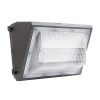 Wall Pack Led Light Fixtures 120w With Brown Finish For Outdoor Sidewalks