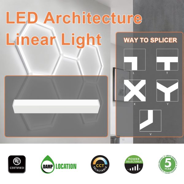 Led Architecture Linear Lights 20w 40w Wattage And Cct Adjustable 2700k3000k3500k4000k5000k For Barbershop (10)