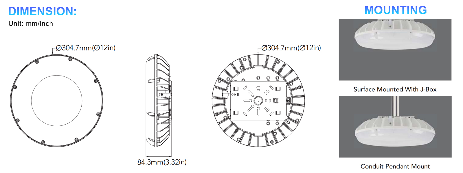 Led Canopy Lights 30w 45w 60w 90w Wattage 5000k 120 277vac With Motion Sensor For Gas Station (1)