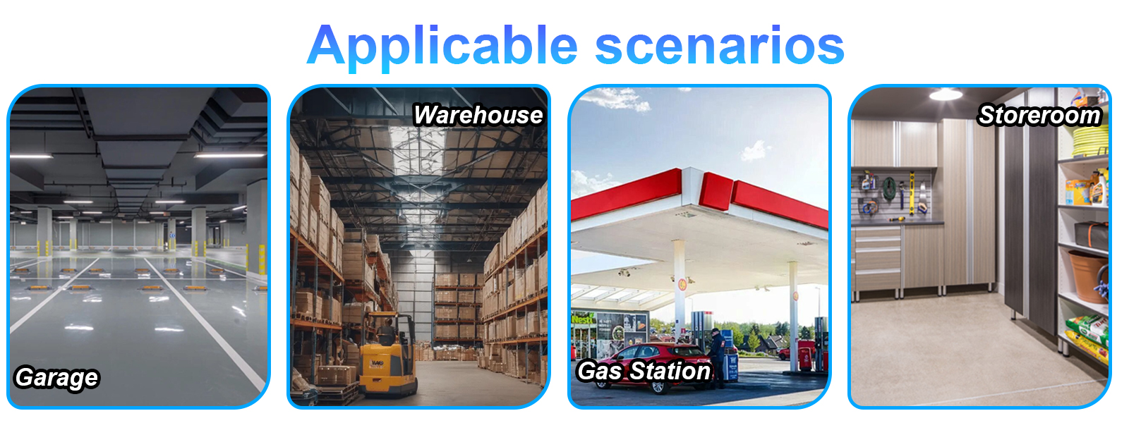 Led Canopy Lights 30w 45w 60w 90w Wattage 5000k 120 277vac With Motion Sensor For Gas Station (6)