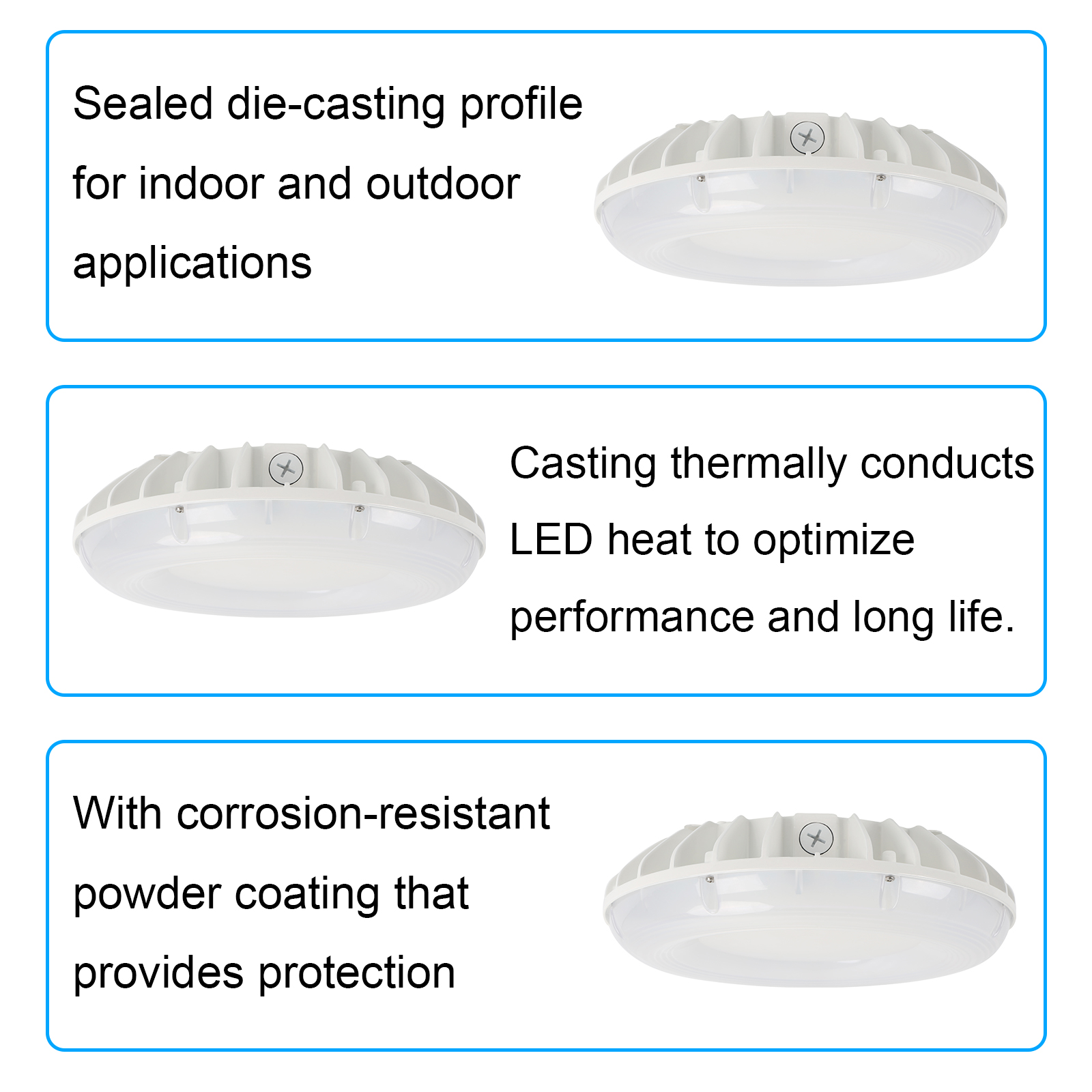 Led Canopy Lights 45w 60w 80w Wattage 5000k 120 277vac With Motion Sensor For Gas Station (3)