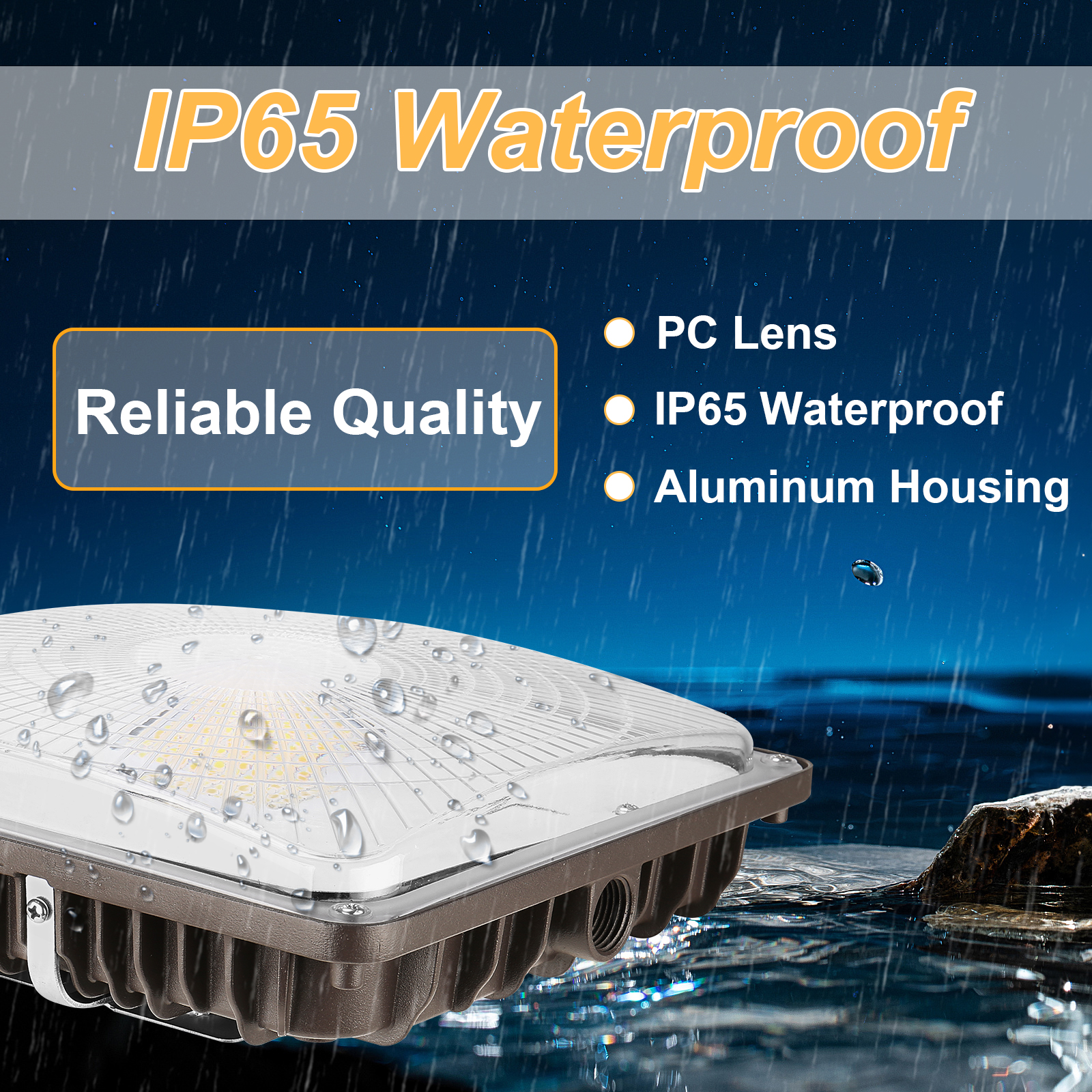 Led Canopy Lights 60w 110w Wattage And Cct Adjustable 120 277vac For Gas Station (5)