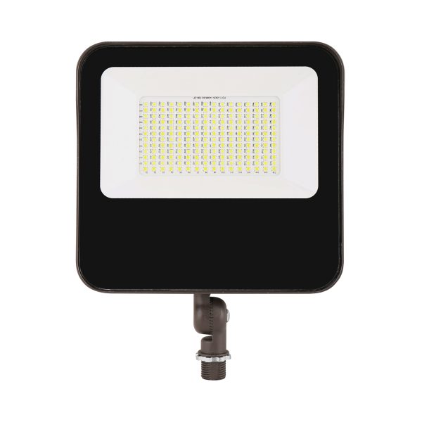 Led Flood Lights 120 277vac Voltage Ip65 Waterproof And Cct Adjustable 3000k4000k5000k With Photocell For Courtyard (1)