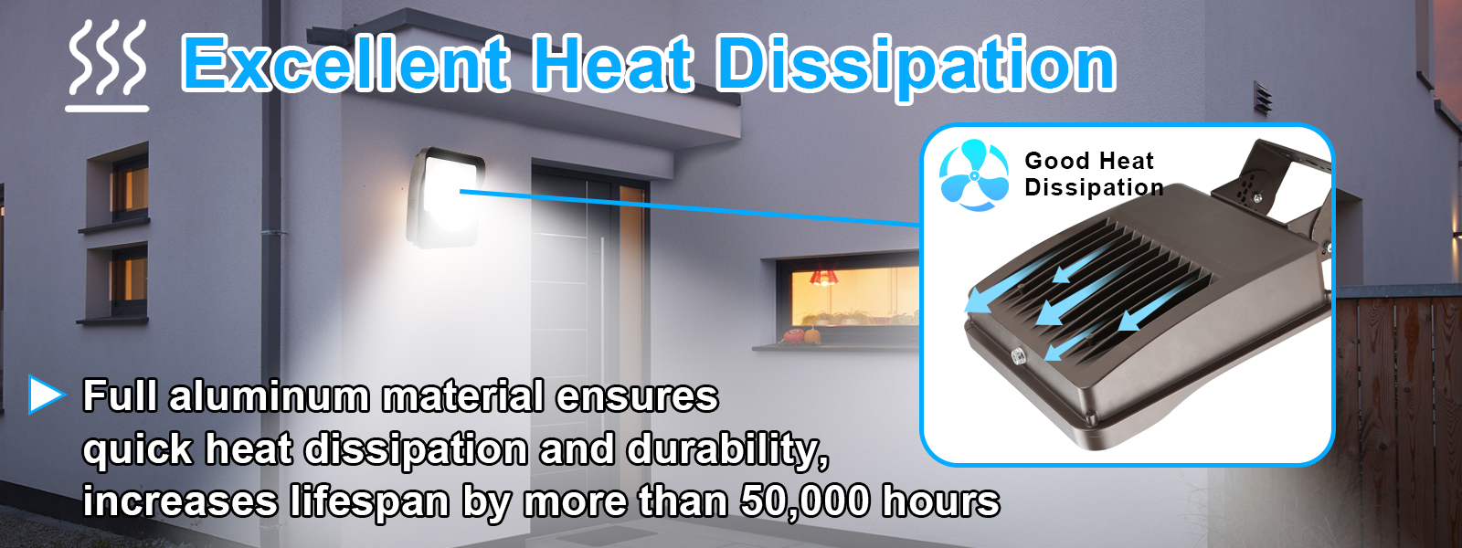 Led Flood Lights 120 277vac Voltage Ip65 Waterproof And Cct Adjustable 3000k4000k5000k With Photocell For Courtyard (1)