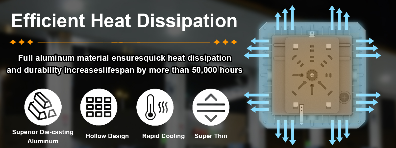 Led Gas Station Canopy Light 100 277vac Wattage Selectable 60w80w100w And Cct Adjustable 3000k4000k5000k Ip65 For Warehouse (4)