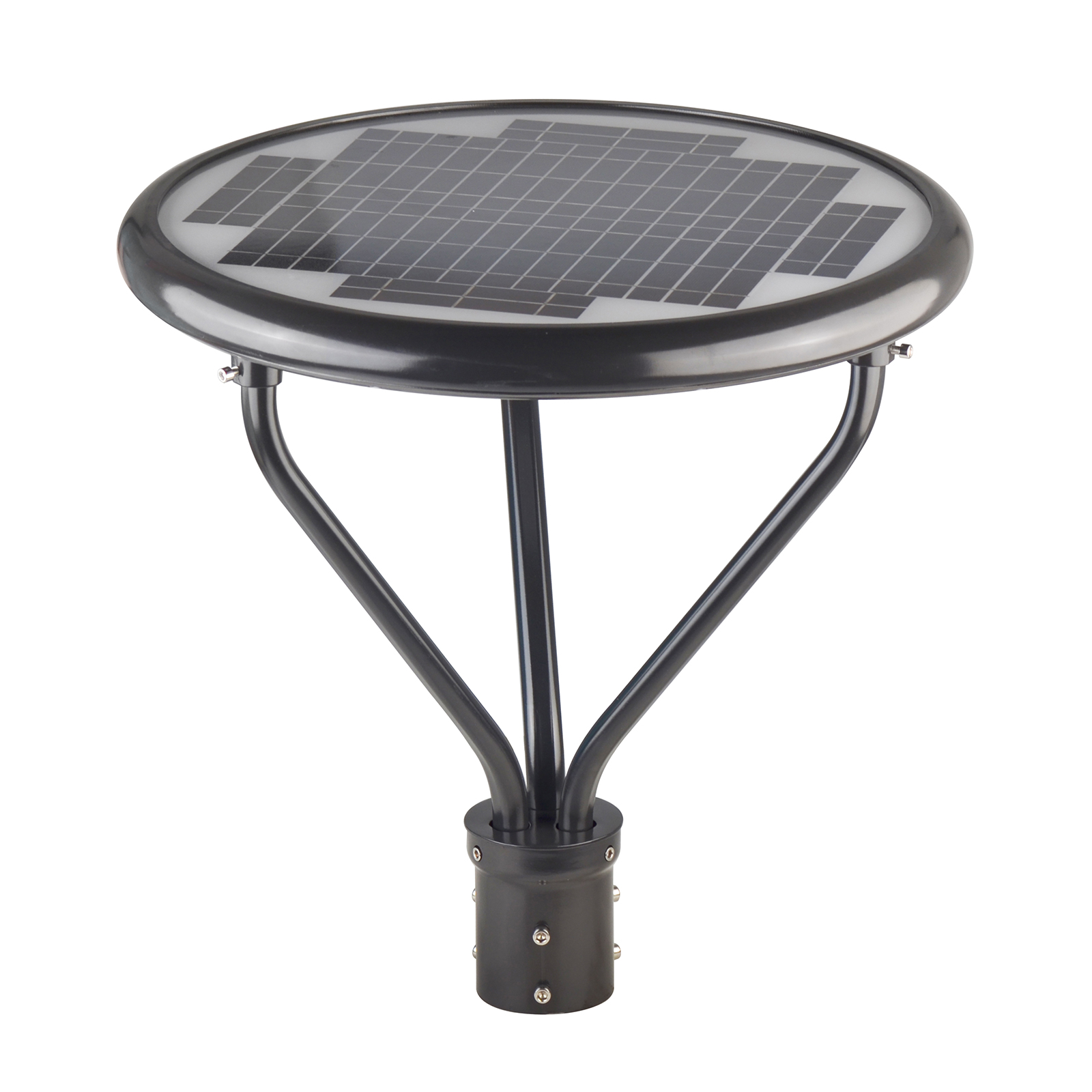 Led Solar Post Top Lights 100 277vac Ip65 And 25w 40w Wattage 5000k With Pir Sensor For Gardens (8)