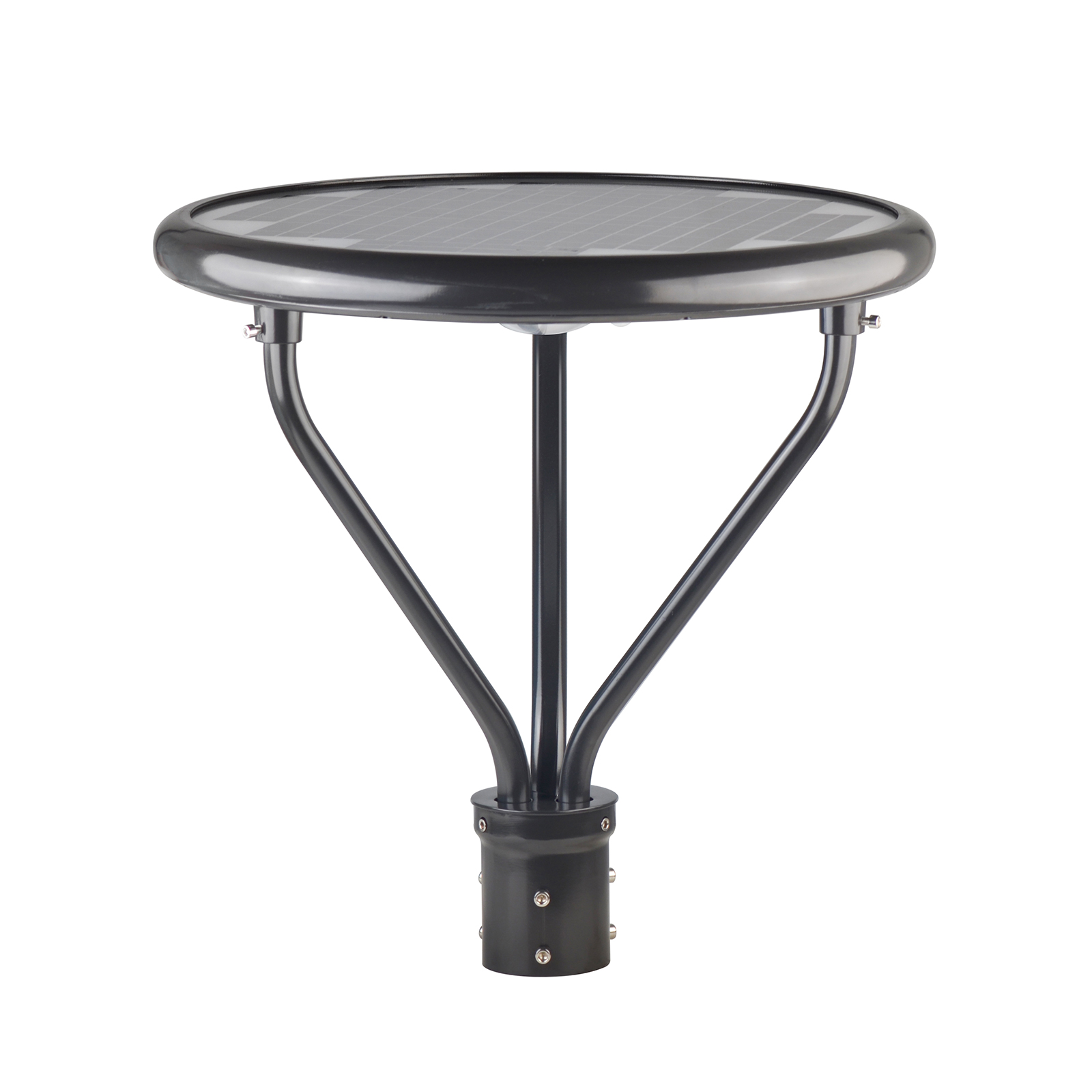 Led Solar Post Top Lights 100 277vac Ip65 And 25w 40w Wattage 5000k With Pir Sensor For Gardens (9)