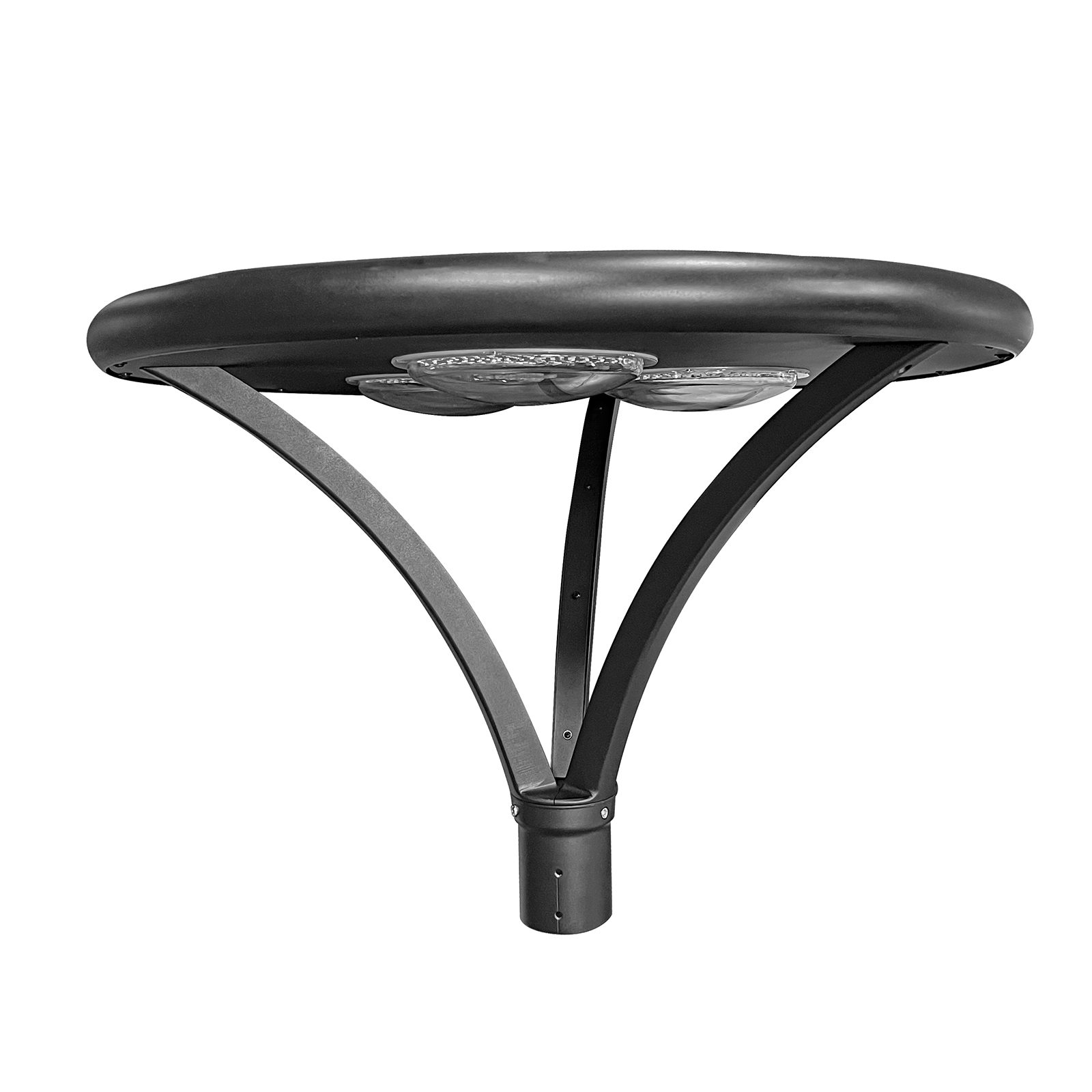 Led Solar Post Top Lights 40w 50w Ip65 Waterproof 5000k With Pir Sensor And Tenon Size 62mm78mm For Gardens (11)