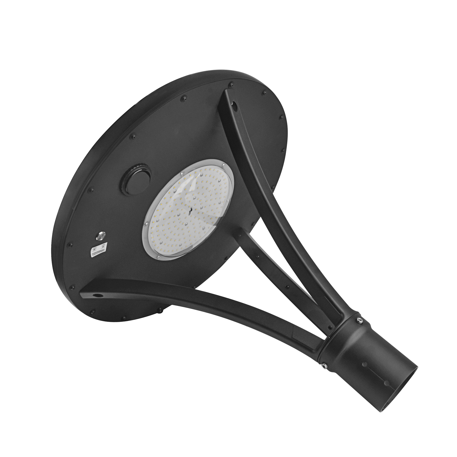 Led Solar Post Top Lights 40w 50w Ip65 Waterproof 5000k With Pir Sensor And Tenon Size 62mm78mm For Gardens (3)