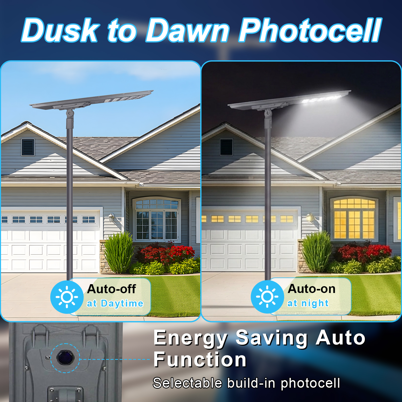 Led Solar Street Lights 150w 200w Ip65 Waterproof 5000k Dusk To Dawn With Pir Sensor For Parking Lots (5)