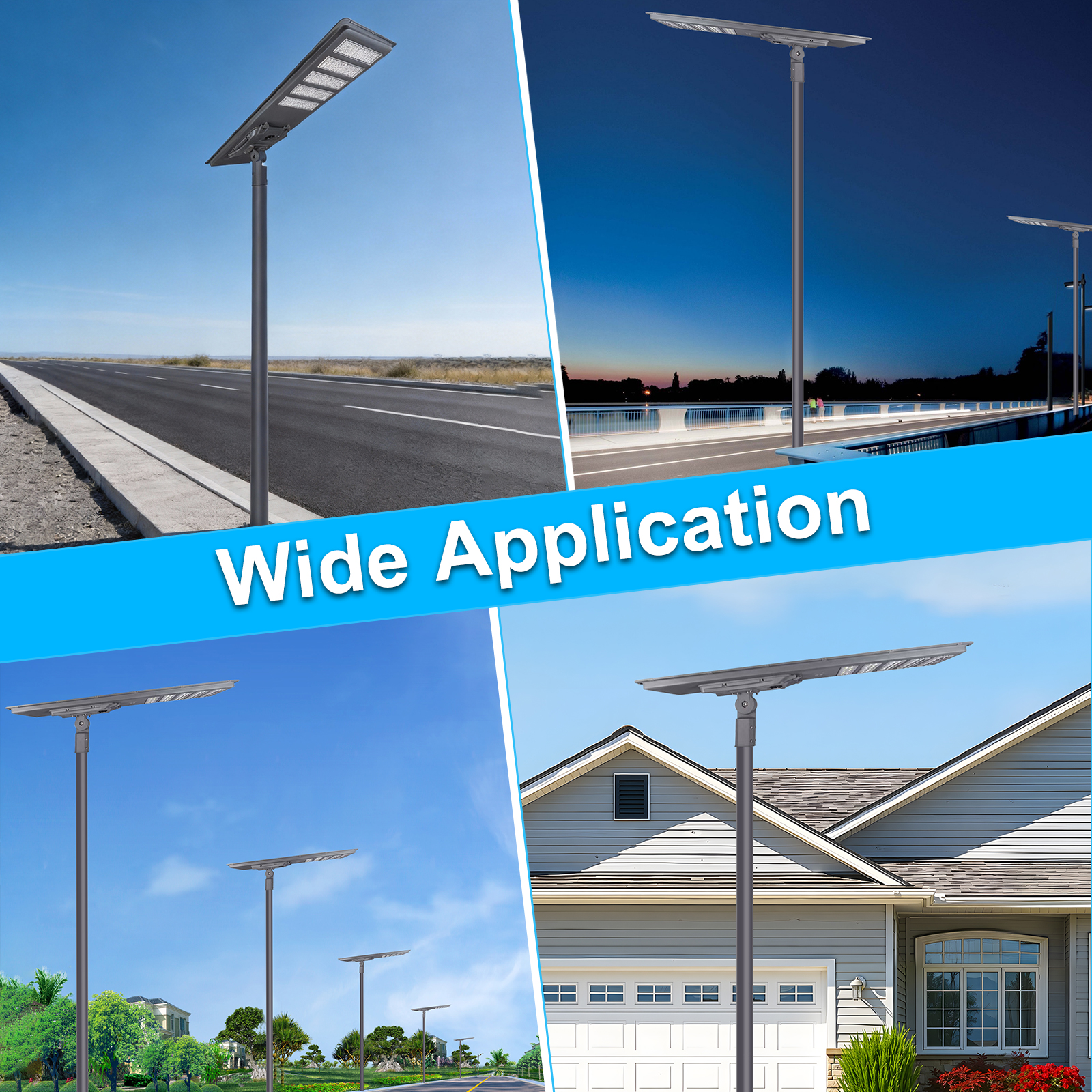 Led Solar Street Lights 150w 200w Ip65 Waterproof 5000k Dusk To Dawn With Pir Sensor For Parking Lots (8)