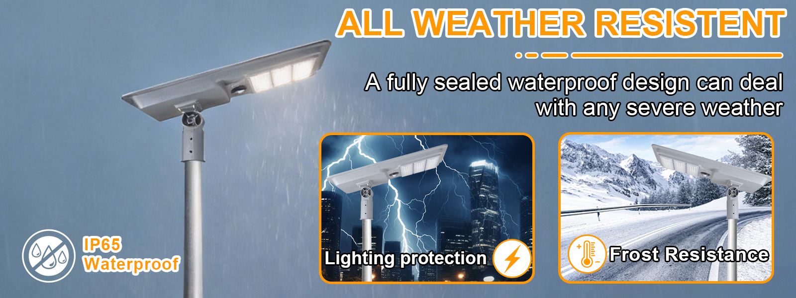 Led Solar Street Lights 50w 80w 100w Ip65 Waterproof 5000k With Pir Sensor For Courtyard (3)