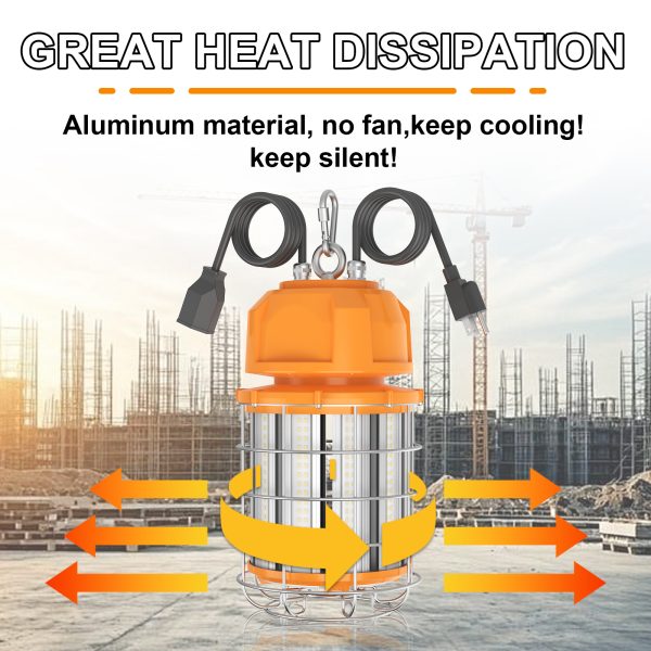 Led Temporary Work Lights 100 277vac Wattage Ajustable 80w100w120w150w Ip64 5000k For Garage (10)