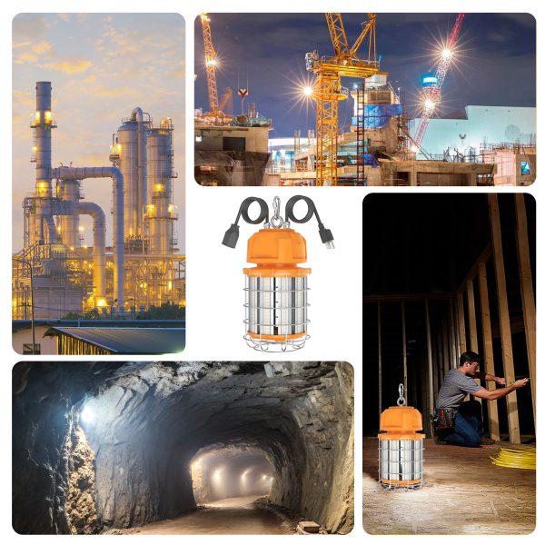 Led Temporary Work Lights 100 277vac Wattage Ajustable 80w100w120w150w Ip64 5000k For Garage (14)