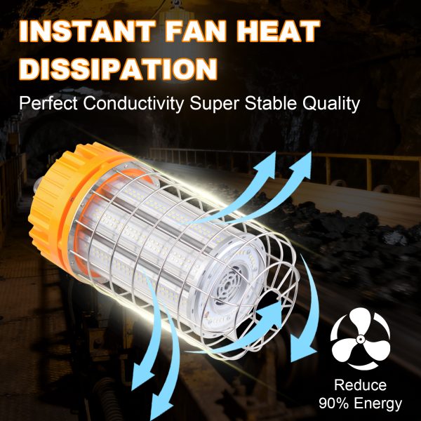 Led Temporary Work Lights Linkable 100 277vac 100w 150w 5000k With Hook For Garage (11)