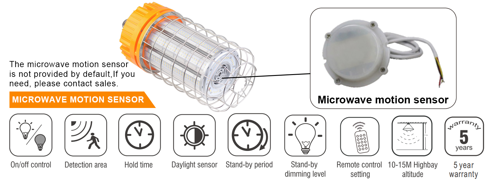 Led Temporary Work Lights Linkable 100 277vac 100w 150w 5000k With Hook For Garage (2)