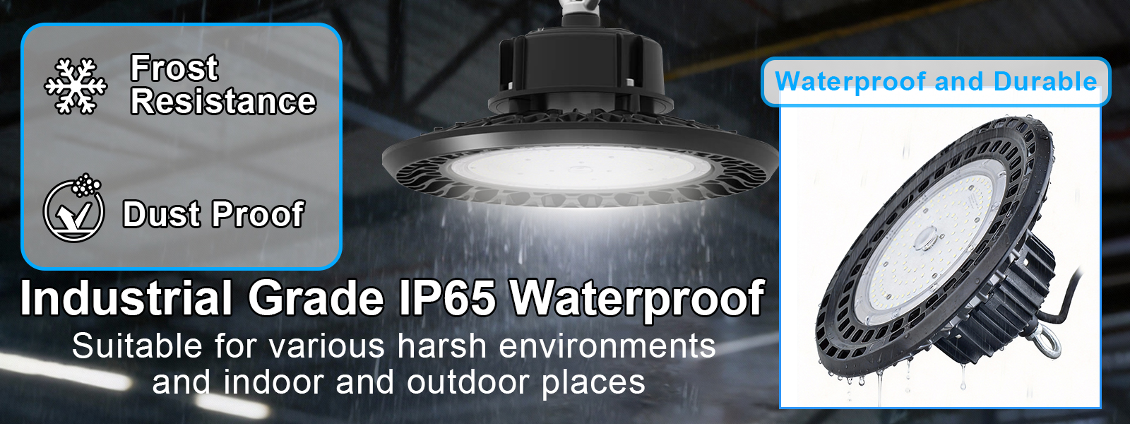 Ufo Led Highbay Light 60w 100w 150w 240w 5000k 120 Degree With Ul Listed Driver For Warehouse (4)