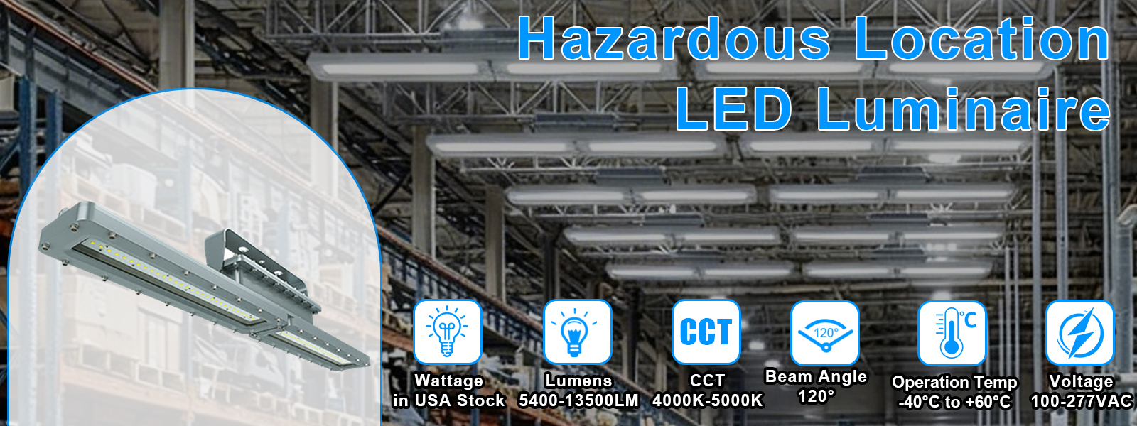 Explosion Proof Light Led 40w 50w 60w 80w 100w 4000k 5000k Ip66 With Etl Ul Listed For Hazardous Locations (7)