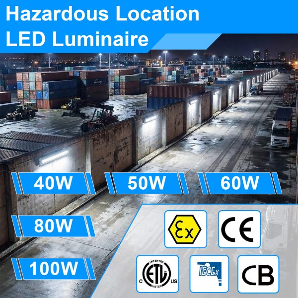 Explosion Proof Light Led 40w 50w 60w 80w 100w 4000k 5000k Ip66 With Etl Ul Listed For Hazardous Locations (9)