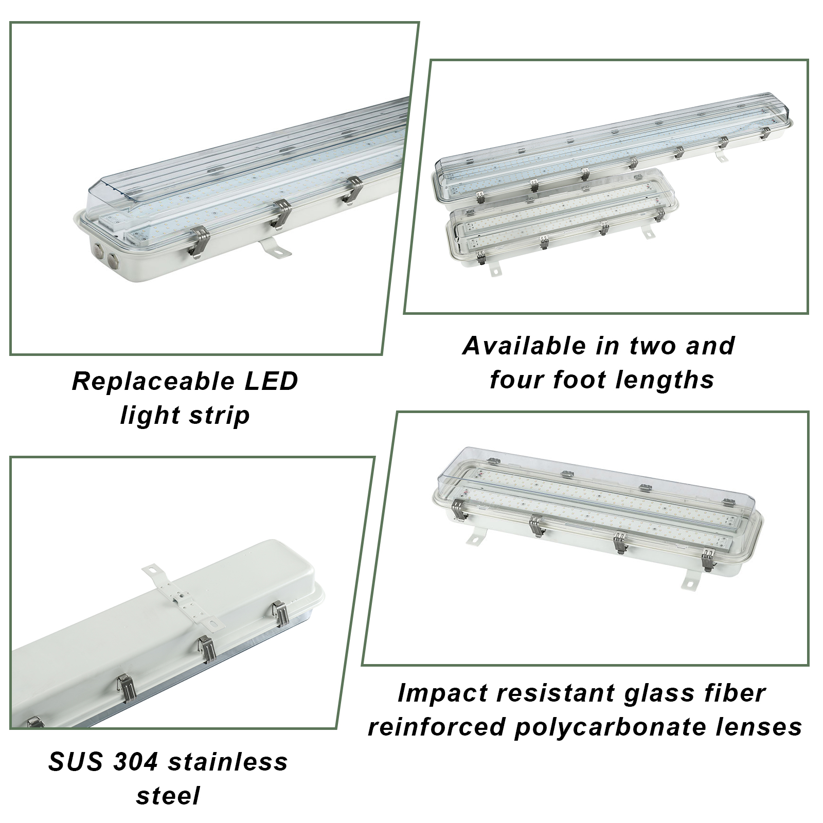 Explosion Proof Lights Led 100 277vac 30w 40w 50w 60w 4000k 5000k Ip66 With Etl Ul Listed For Hazardous Area (10)