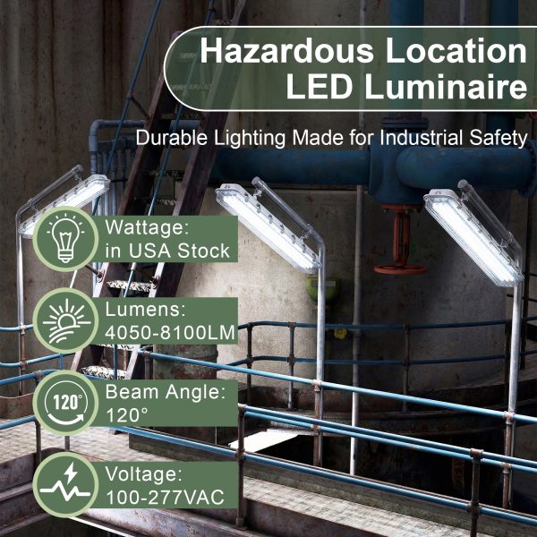 Explosion Proof Lights Led 100 277vac 30w 40w 50w 60w 4000k 5000k Ip66 With Etl Ul Listed For Hazardous Area (2)