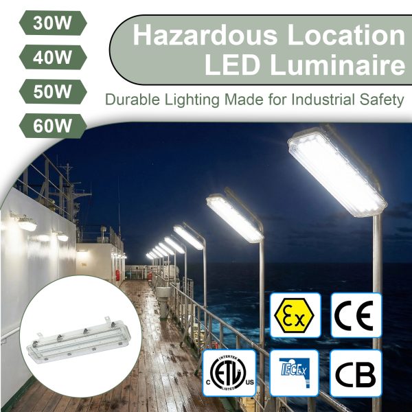 Explosion Proof Lights Led 100 277vac 30w 40w 50w 60w 4000k 5000k Ip66 With Etl Ul Listed For Hazardous Area (3)