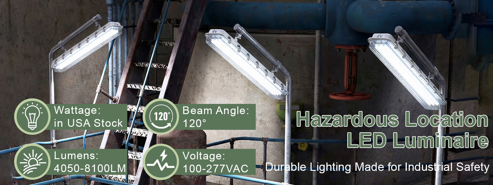 Explosion Proof Lights Led 100 277vac 30w 40w 50w 60w 4000k 5000k Ip66 With Etl Ul Listed For Hazardous Area (4)