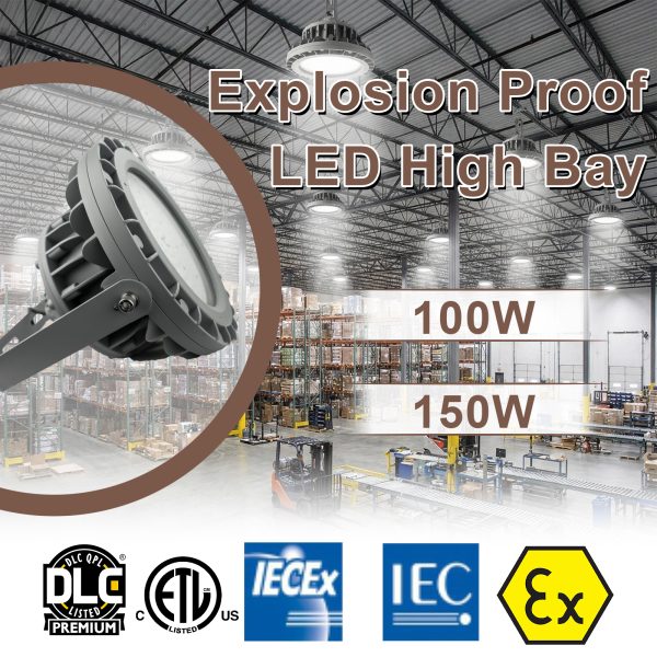 Hazardous Led Flood Explosion Proof Lights 100 277vac 100w 150w 5000k Ip65 With Etl Ul Listed For Mine Shaft (10)