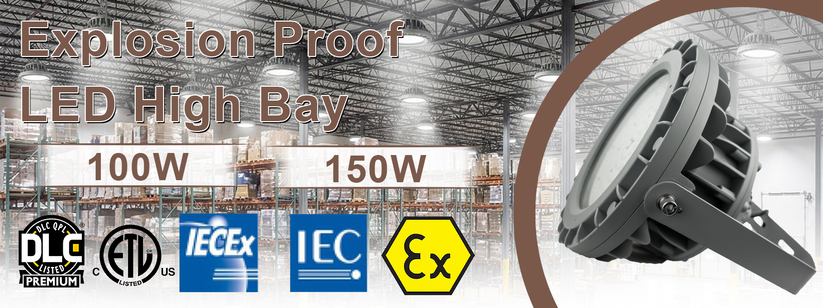 Hazardous Led Flood Explosion Proof Lights 100 277vac 100w 150w 5000k Ip65 With Etl Ul Listed For Mine Shaft (7)