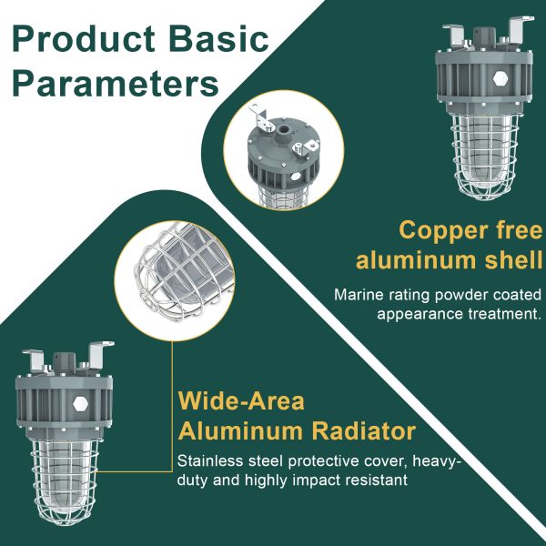 Hazardous Led Flood Explosion Proof Lights 100 277vac 20w 30w 40w 4000k 5000k Ip65 With Etl Ul Listed For Smelter (3)