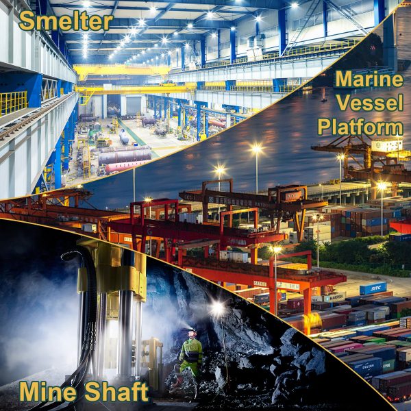 Hazardous Led Flood Explosion Proof Lights 100 277vac 20w 30w 40w 4000k 5000k Ip65 With Etl Ul Listed For Smelter (8)