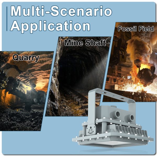 Hazardous Led Flood Explosion Proof Lights 60w 80w 100w 150w 5000k Ip65 With Etl Ul Listed For Fossil Field (12)