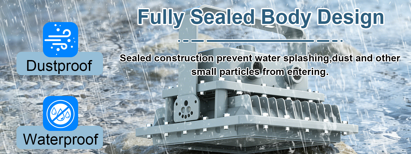 Hazardous Led Flood Explosion Proof Lights 60w 80w 100w 150w 5000k Ip65 With Etl Ul Listed For Fossil Field (5)