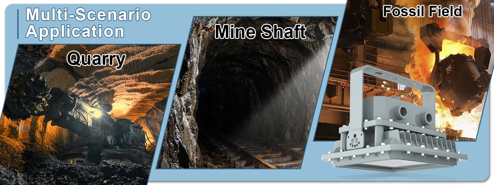 Hazardous Led Flood Explosion Proof Lights 60w 80w 100w 150w 5000k Ip65 With Etl Ul Listed For Fossil Field (8)