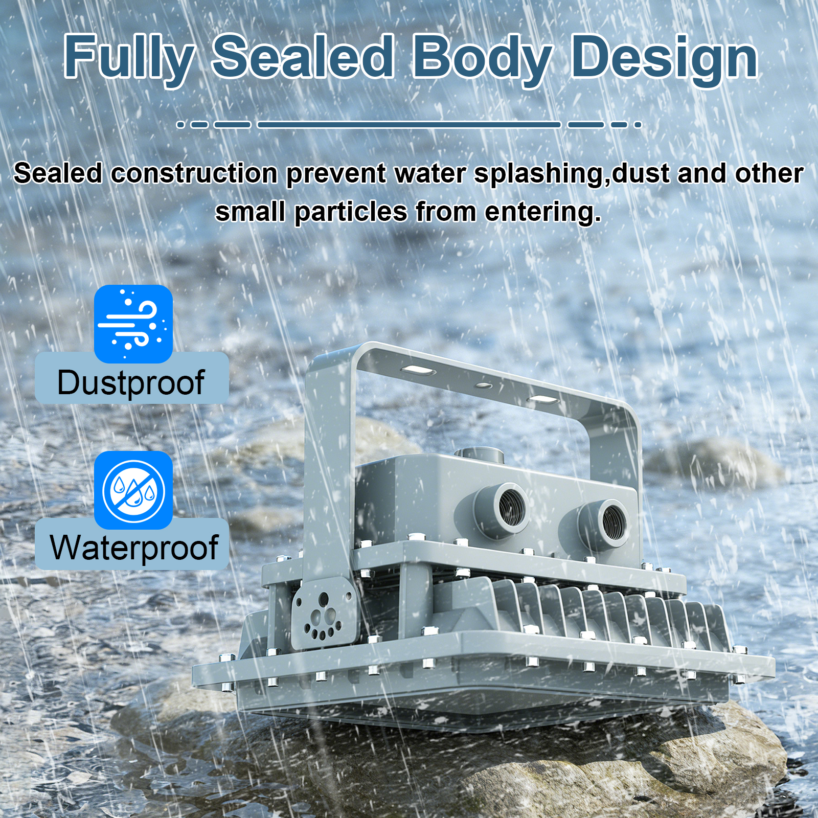 Hazardous Led Flood Explosion Proof Lights 60w 80w 100w 150w 5000k Ip65 With Etl Ul Listed For Fossil Field (9)