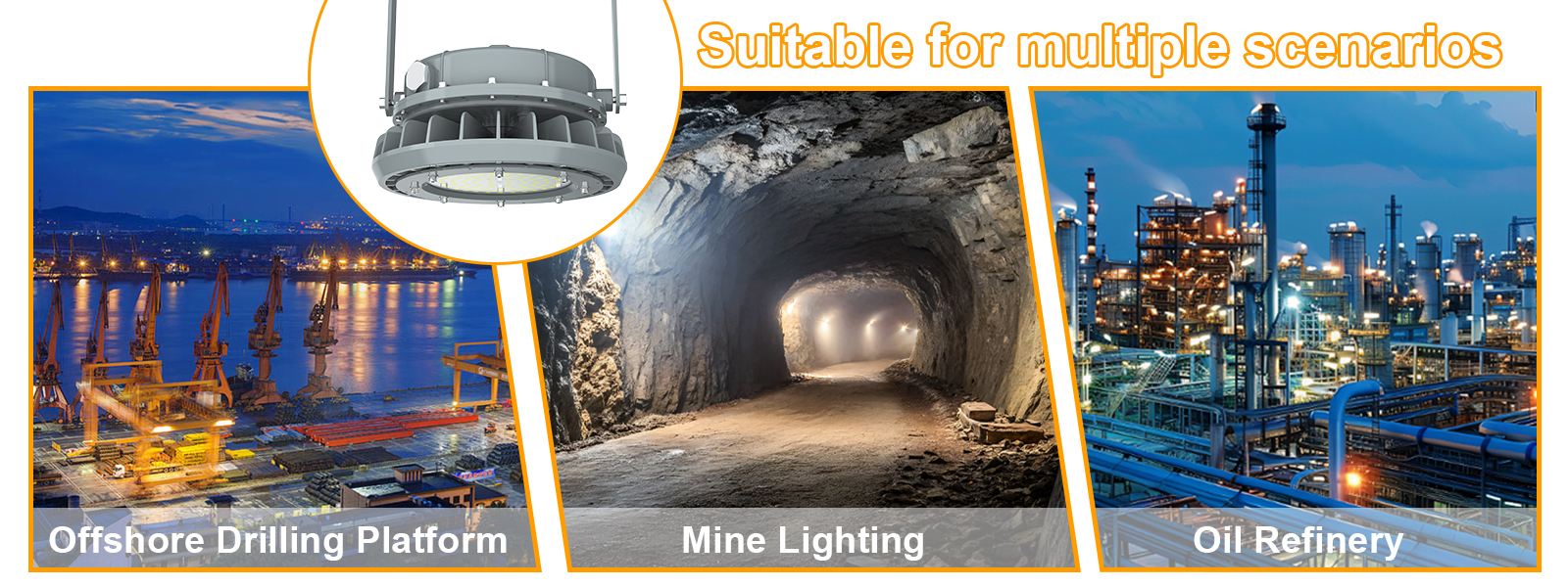 Led Explosion Proof Lights 40w 60w 80w 100w 150w 200w 250w 300w 400w 5000k Ip65 With Etl Ul Listed For Hazardous Locations (9)