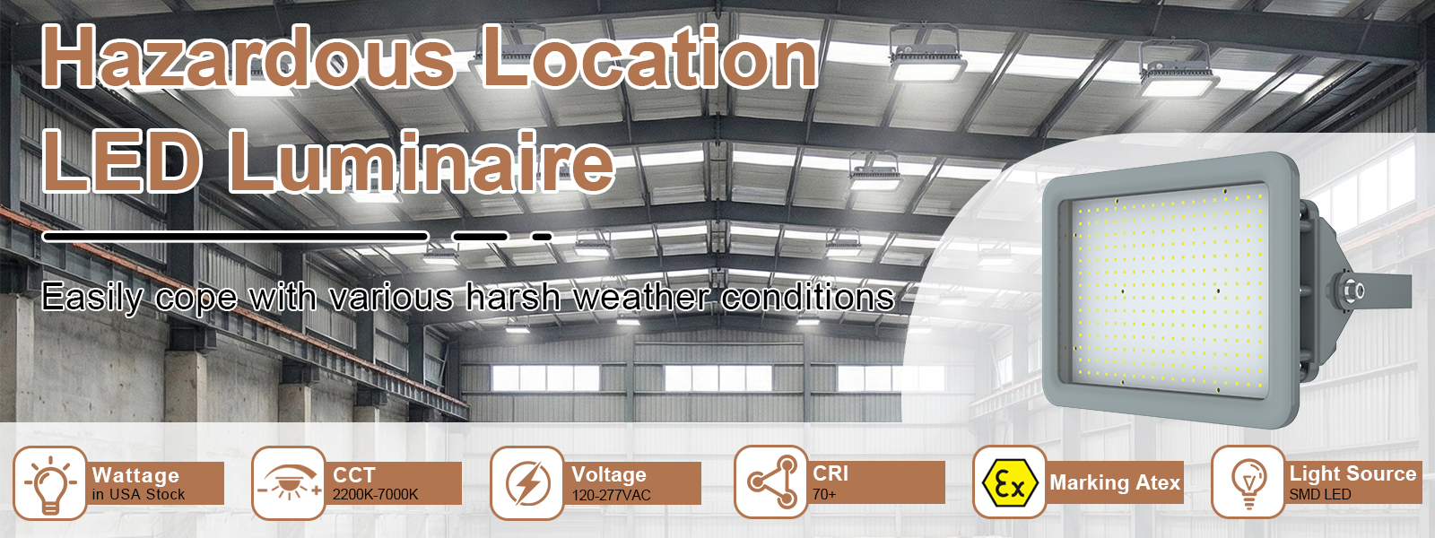 Led Explosion Proof Lights 60w 80w 100w 150w 200w 300w 400w 5000k Ip65 With Etl Ul Listed For Mines And Quarries (6)