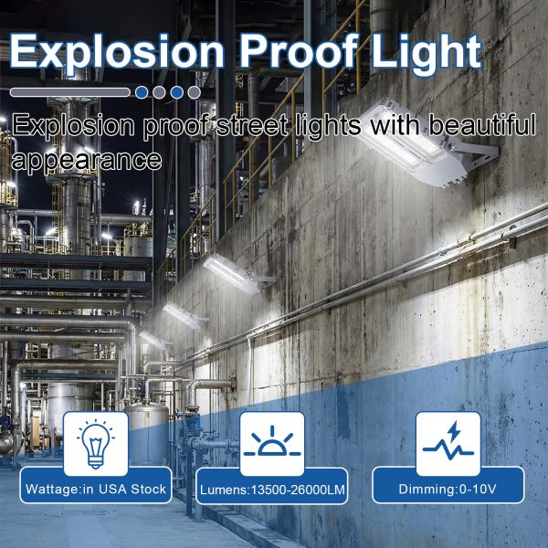 Led Explosion Proof Street Lights 100w 150w 200w 5000k Ip66 With Etl Ul Listed For Petrochemical Plant (6)