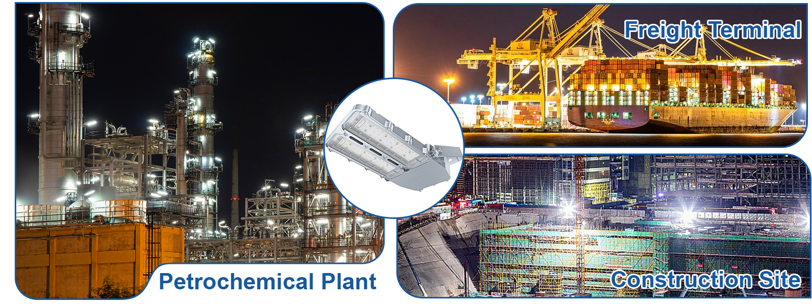 Led Explosion Proof Street Lights 100w 150w 200w 5000k Ip66 With Etl Ul Listed For Petrochemical Plant (8)