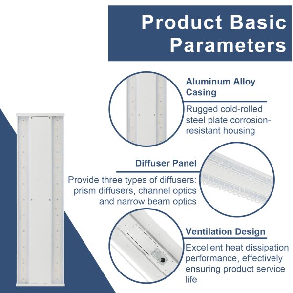 Led Linear High Bay Light 130w 165w 210w 240w 300w 330w 400w And Cct Adjustable 4000k5000k With Dlc Listed For Warehouse (10)