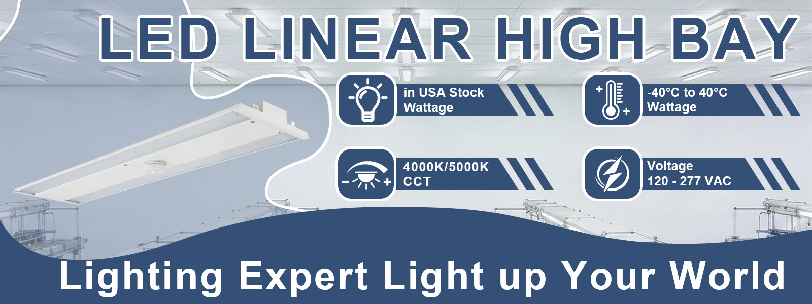 Led Linear High Bay Light 130w 165w 210w 240w 300w 330w 400w And Cct Adjustable 4000k5000k With Dlc Listed For Warehouse (6)