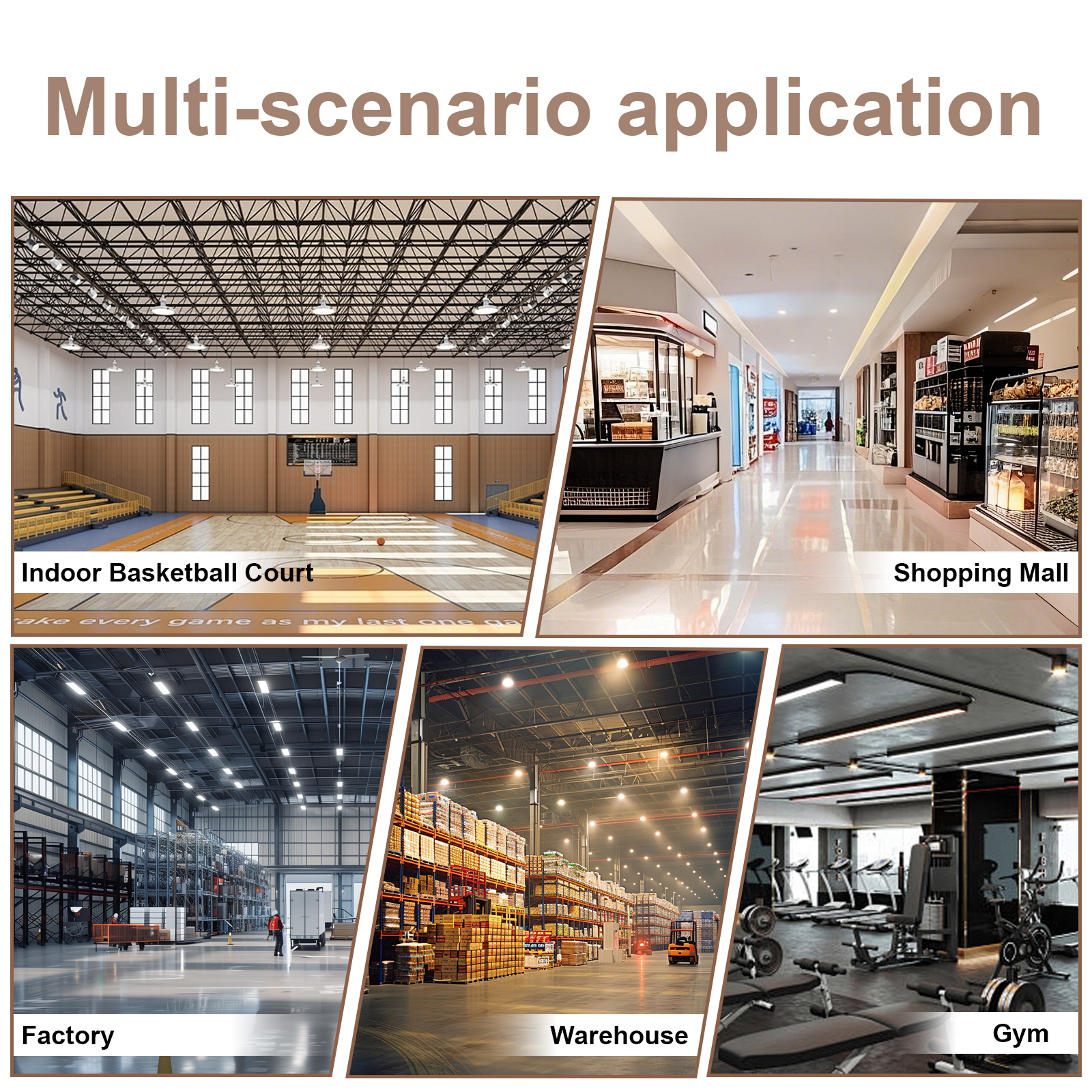 Led Ufo High Bay Light 100w 150w 160w 210w 230w 235w And Cct Ajustable 3000k4000k5000k Dark Bronze With Dlc Listed For Factory (10)