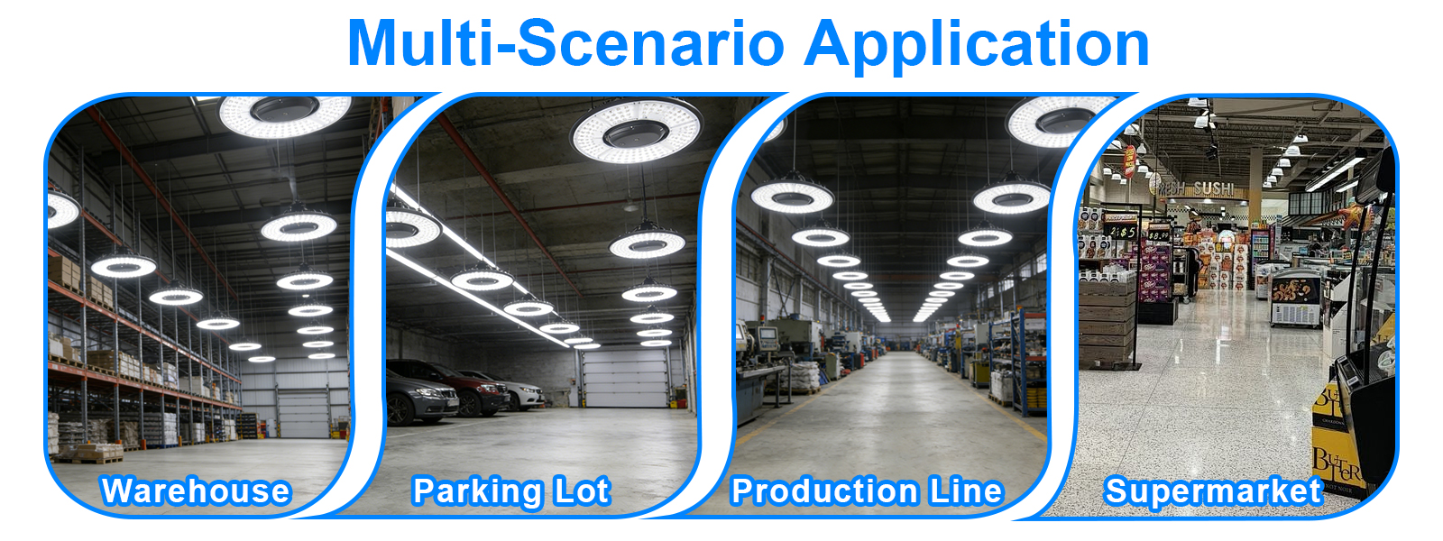 Led Ufo High Bay Light 340w 350w 410w Dark Bronze 5000k With Dlc Listed For Warehouse (4)