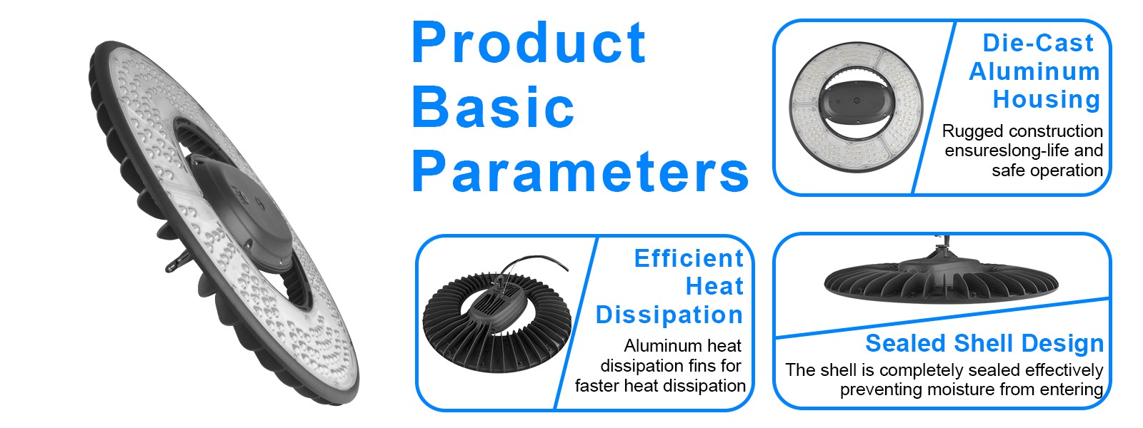 Led Ufo High Bay Light 340w 350w 410w Dark Bronze 5000k With Dlc Listed For Warehouse (7)