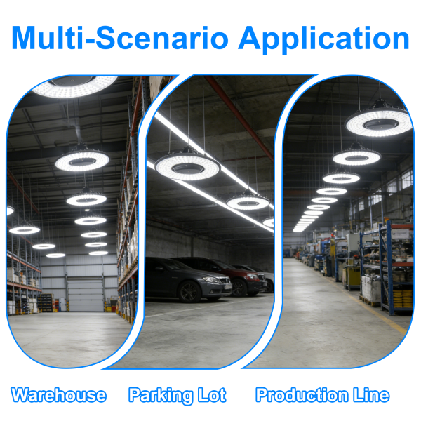 Led Ufo High Bay Light 340w 350w 410w Dark Bronze 5000k With Dlc Listed For Warehouse (8)